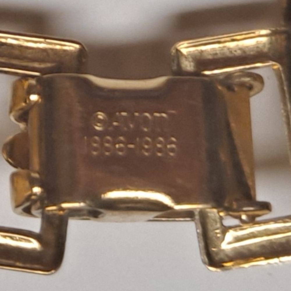 Avon Gold Statement Necklace - image 3